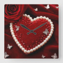 Search for pearl clocks Red