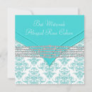 Search for chic bar bat mitzvah invitations White