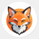 Search for fox design stickers Orange