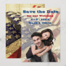 Search for american flag save the dates Military