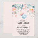 Search for pink blue flowers baby shower invitations Cute
