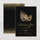 Search for masquerade thank you cards Quinceanera