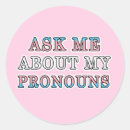 Search for transgender pride stickers Pronouns