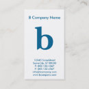 Recherche de initiales de monogramme cartes visite Customer
