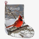 Search for cardinal christmas stockings Snow