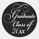 Search for black and white graduation stickers University