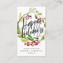 Recherche de fête de noël cartes visite Customer