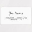 Search for address business labels Company
