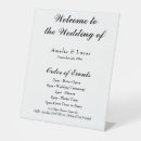 Search for schedule wedding signs Black and white