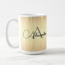 Search for metallic monogram mugs Classy