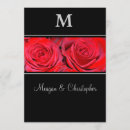 Search for black red silver wedding invitations Floral