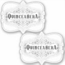 Search for quinceañera invitation stickers For her