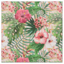 Search for tropical flowers fabric Pink