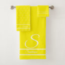 Search for gray and yellow bath towels For her