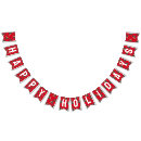 Search for christmas tree bunting flags Red