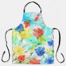 Search for easter flowers aprons Watercolor