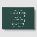 Search for graduation guest books Typography