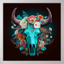 Recherche de crâne taureau posters Boho
