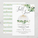 Search for pumpkins bridal shower invitations White pumpkin