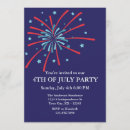 Search for july four invitations Fireworks