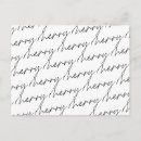 Search for black white pattern postcards Elegant