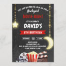Search for night birthday invitations Under the stars