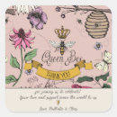 Recherche de crown baby shower stickers Rose