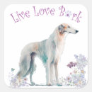 Search for borzoi stickers Puppy