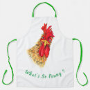 Search for rooster aprons funny
