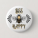 Search for colourful bee buttons Vintage