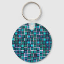 Search for blue abstract pattern keychains Stylish
