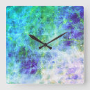 Search for blue glass clocks Tropical
