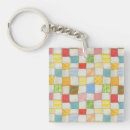 Search for patchwork square keychains Colourful