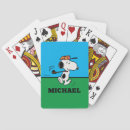 Search for snoopy playing cards Sally