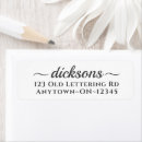 Search for family last name return address labels Script