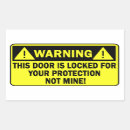 Recherche de infraction autocollants Danger