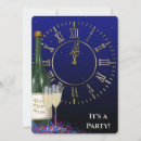 Search for clock new years eve party invitations Champagne