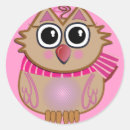 Search for cute owl cartoon stickers Animal