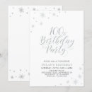 Search for 100th celebration birthday invitations Typography