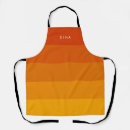 Search for orange stripes aprons Striped