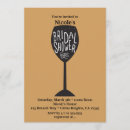 Search for wine glass bridal shower invitations Modern