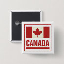 Search for maple leaf flag buttons Red