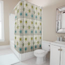 Search for retro atomic pattern shower curtains Space age