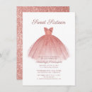 Search for rose gold dress invitations Stylish