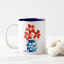Recherche de vases tasses Bleu
