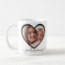 Search for cute heart shape mugs Mom