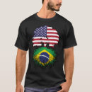 Recherche de drapeau du brésil tshirts Brésilien américain