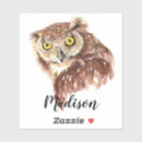 Search for cute owl art stickers Bird