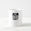 Search for satire mugs Novelty