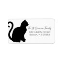 Search for cats return address labels Cat lovers